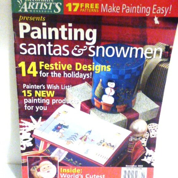 4 PAINT WORKS Magazine CRAFT Projects Christmas Painting Craft - Picture 15 of 16
